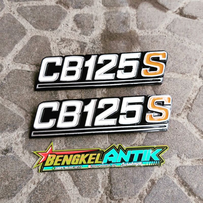 emblem cb emblem cb125 emblem cover tutup accu cb125