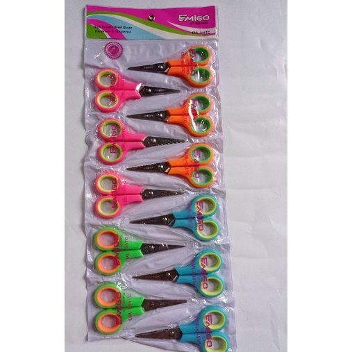 GUNTING KECIL EMIGO SCISSOR HIGH QUALITY STEEL BLADE HARDENED AND TEMPERED