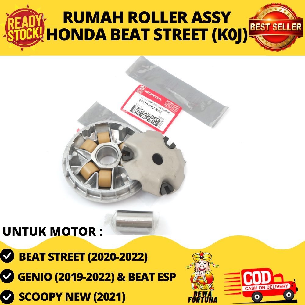 Rumah Roller Full Set Honda Beat Street, Genio, Scoopy FI & Beat FI / Rumah Roller assy Face Comp, M