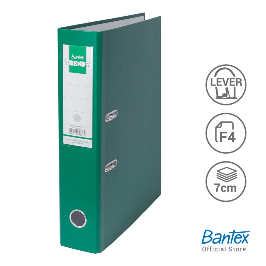 Bantex Lever Arch File Ordner Trendy Folio 7cm 1446