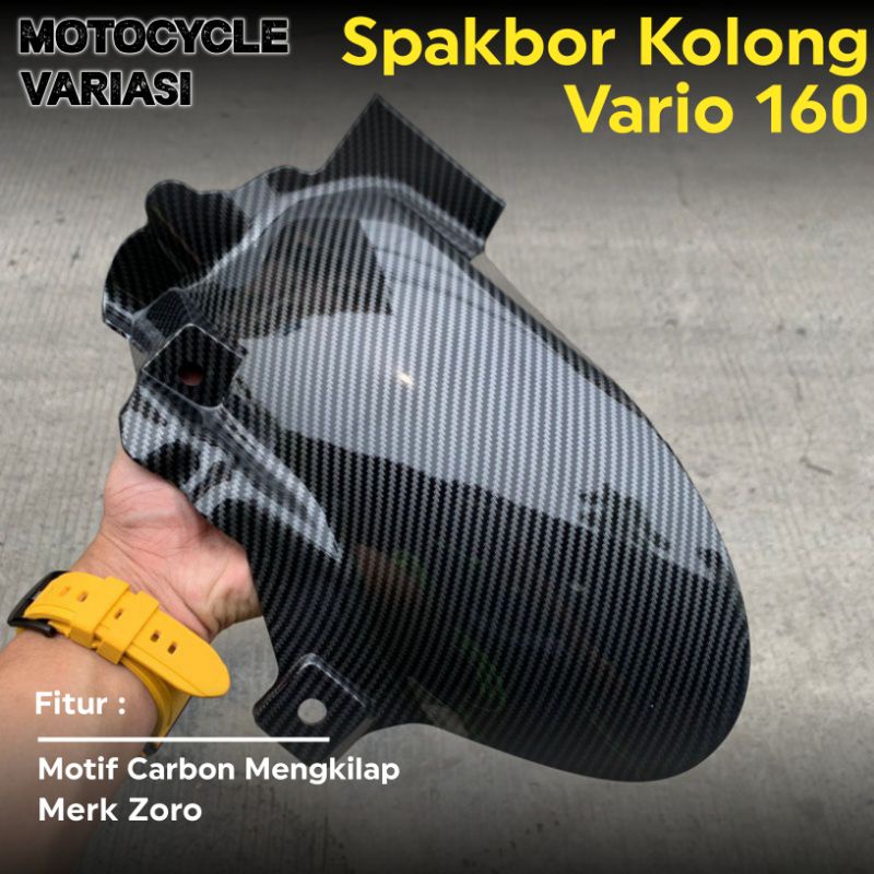 Spakbor Kolong Vario 160 Carbon Hugger Vario 160 Carbon Penahan Lumpur Vario 160