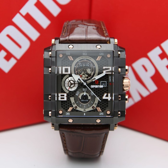 [ ORIGINAL ] Jam Tangan Pria / Cowok EXPEDITION 6757 E 6757 - GREEN ori