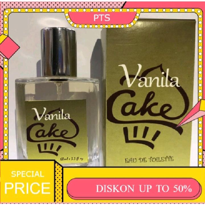 Parfum Vanilla Cake 60ml Parfum Khas Aroma Vanilla Parfum Unisex