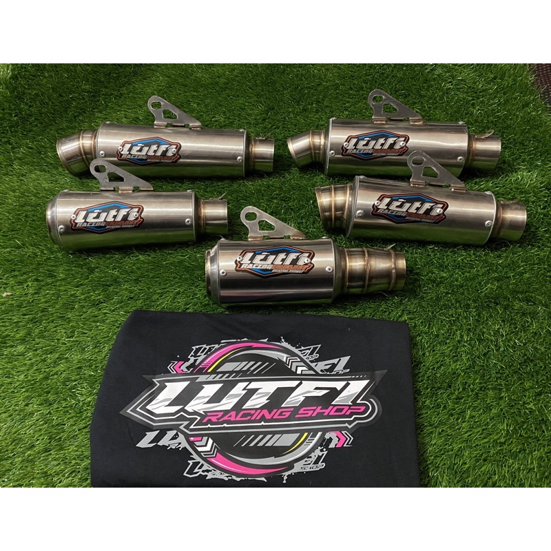 slincer original Lutfi Racing exhaust (BONUS SELANG HRC)