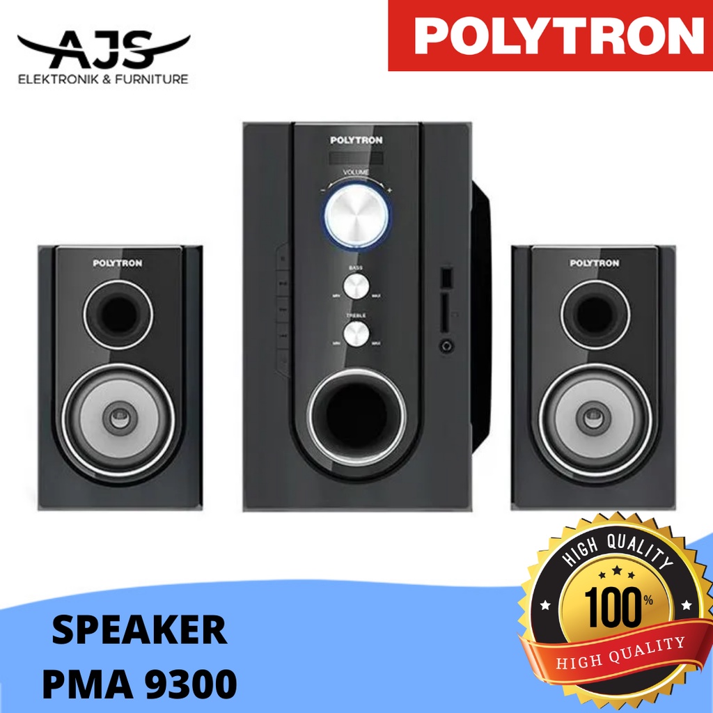 POLYTRON PMA 9300 Speaker Aktif Bluetooth PMA9300 Multimedia Audio USB
