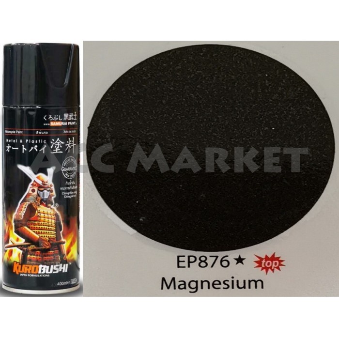 Pilox Samurai Pilok Pylox Hitam Engine Mesin Magnesium Black Ep876