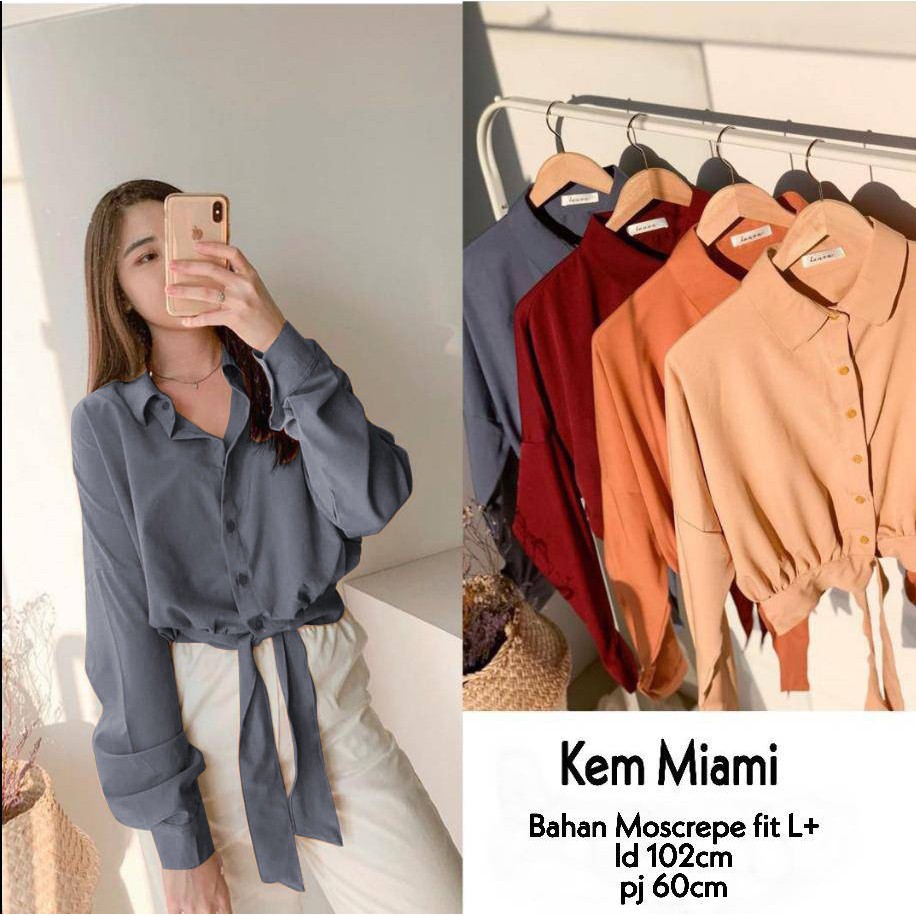 KEM MIAMI // KEMEJA LD 100CM