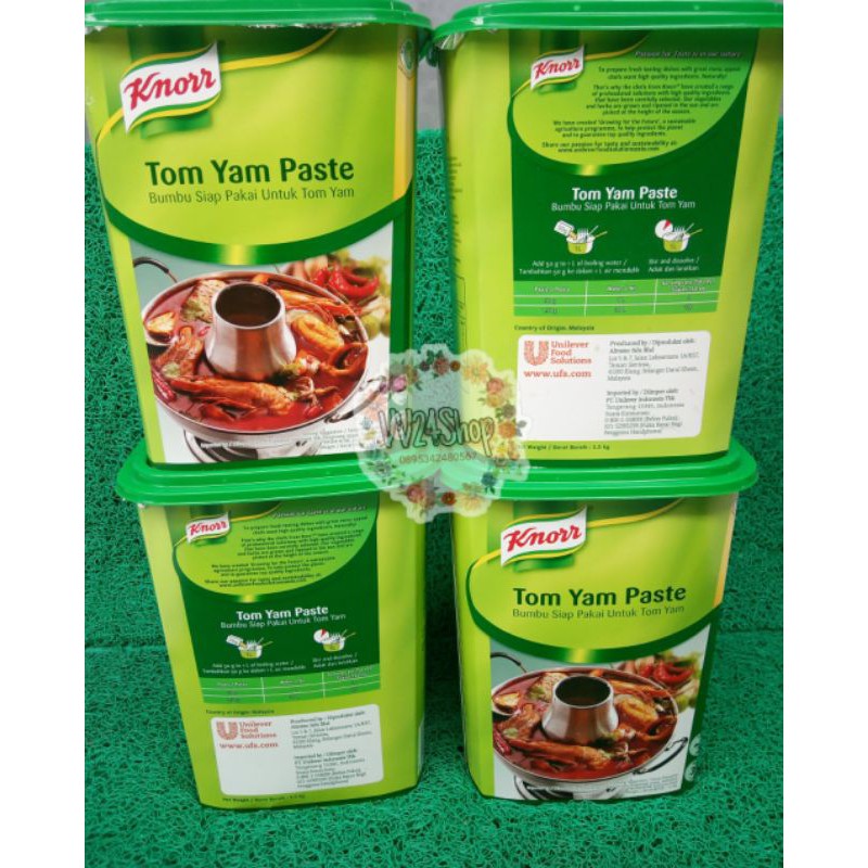 

Knorr TomYam Paste Bumbu Pasta TomYam Tom Yum Instant 1.5 Kg