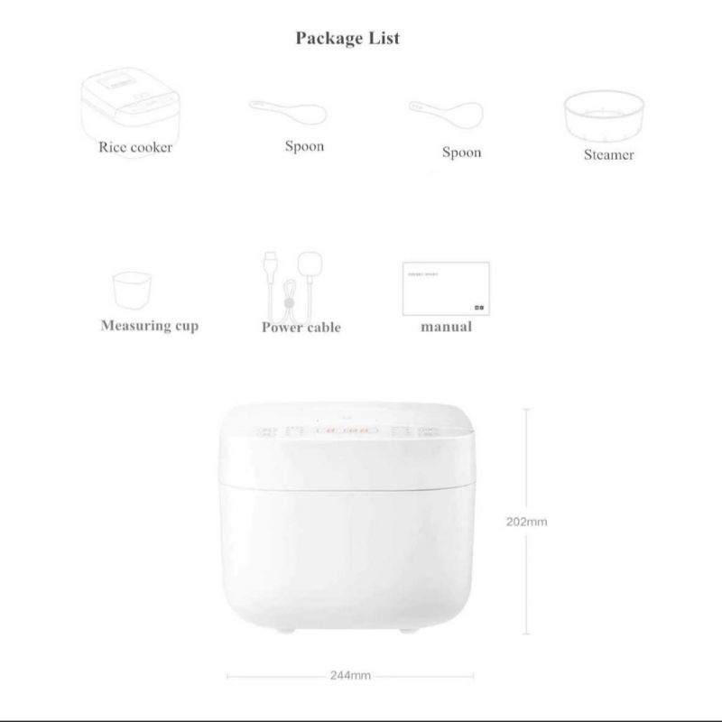 MIJIA RICE COOKER 1L / 3L