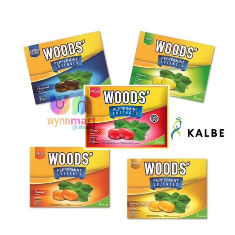 

Woods' Peppermint Lozenges @6s / Sachest