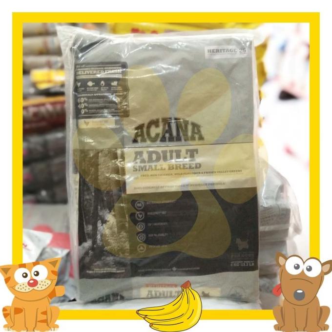 Dog Food Acana Adlt Small Breed NEW (GRAIN FREE) 6 KG