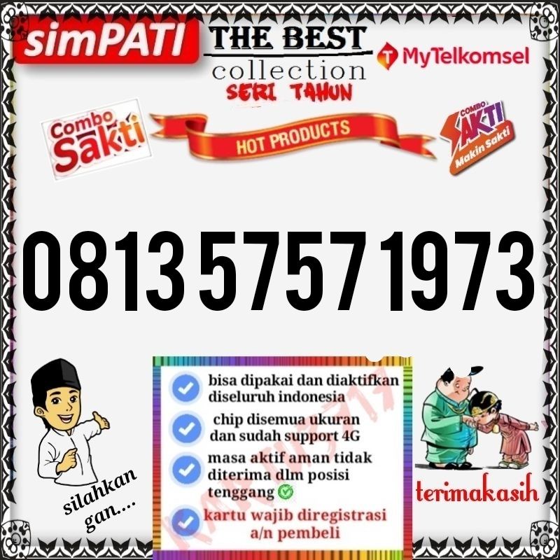 SIMPATI SERI TAHUN ABAB 1973 COMBO SAKTI