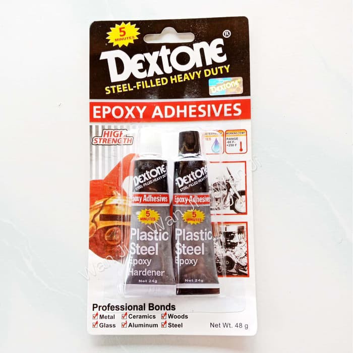 Lem Besi Dextone 48 gram | lem epoxy campur | Lem Serbaguna