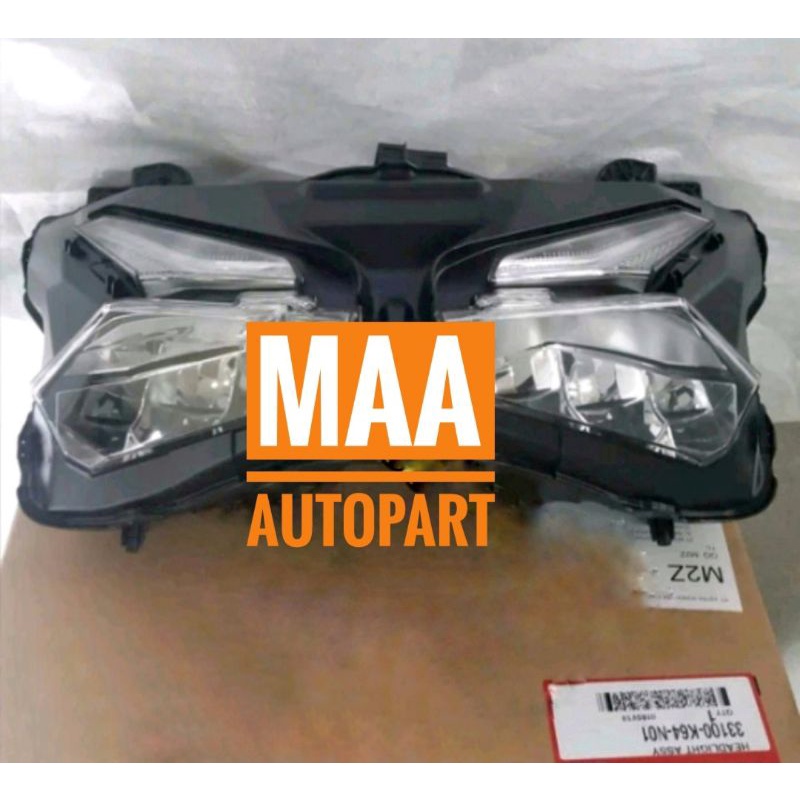 Headlight Assy Headlamp Reflektor Lampu Depan CBR 250RR K64J CBR 150R K45R 2021 33100K64N02 Asli