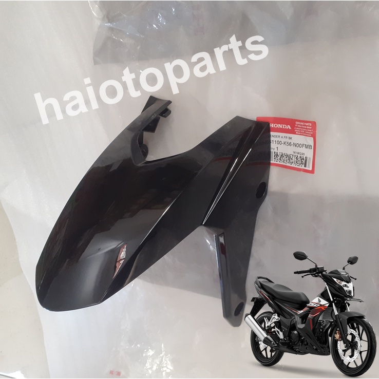 Spakbor Depan Sonic 150 R Hitam Mengkilap 61100-K56-N00FMB Slebor Sonic 150 R Spakbor Honda Sonic 15