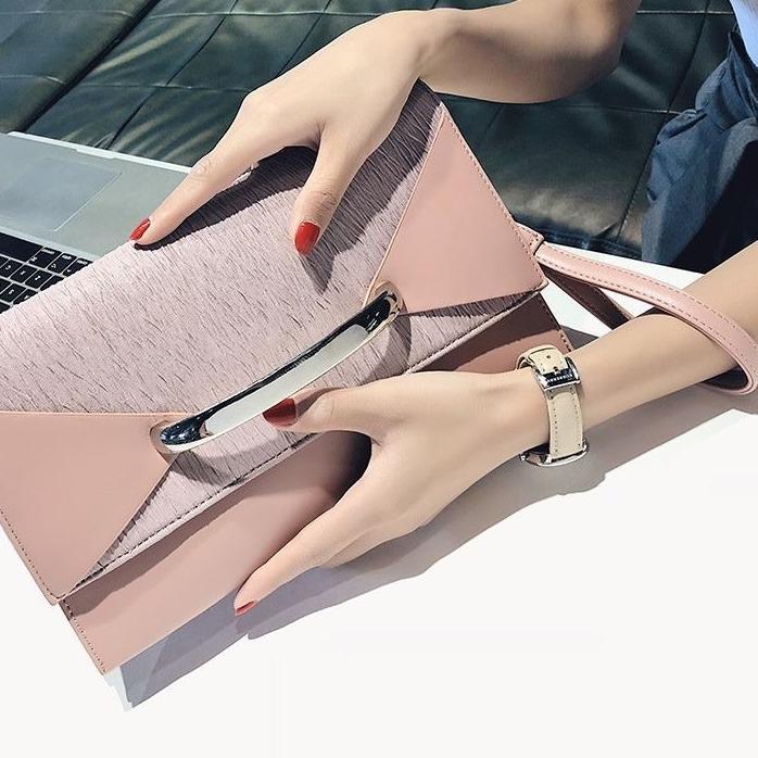 ♂ JK 455 E199 U3606 T740 1KG MUAT 2PCS TAS Clutch Bag WANITA Pesta Import Y3332 C8408 Z3852 ♞