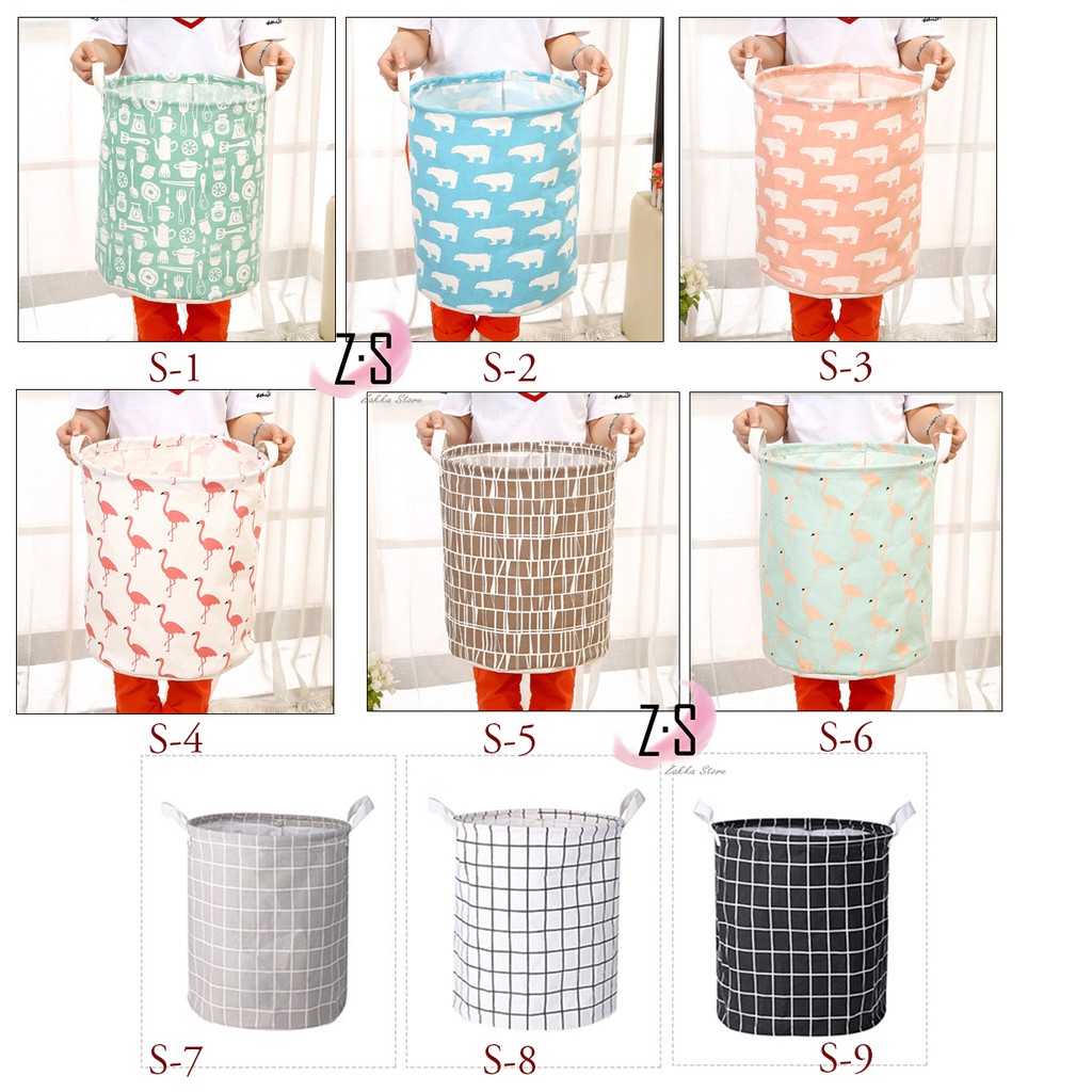 Tempat Baju Kotor Foldable Anti-air Style Large Keranjang Baju