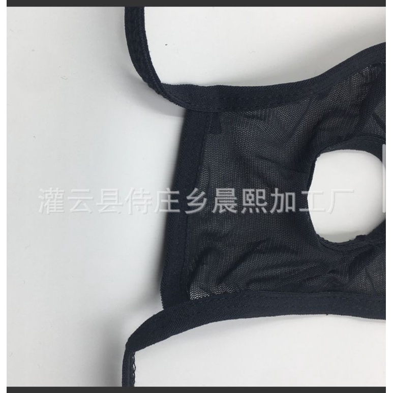 G String Pria celana dalam thong open hold lubang tengah transparant