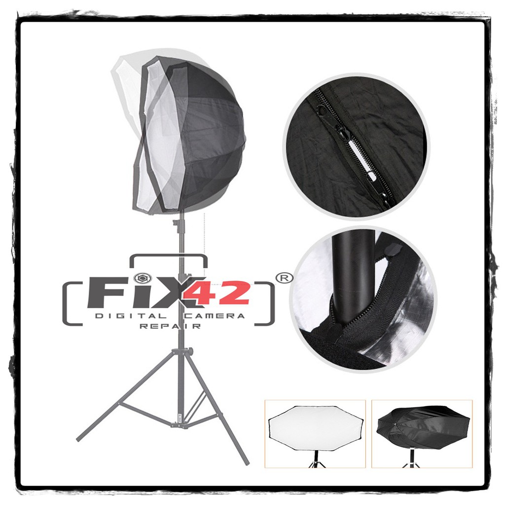 Softbox Reflektor OCTAGON Untuk Flash Speedlight 80CM.