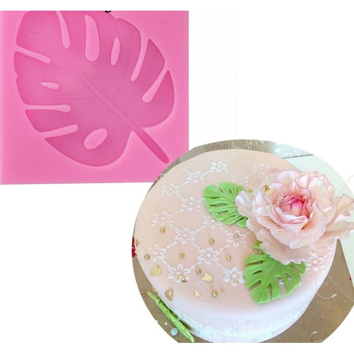 3D Silicon Mold Fondant Cake Decoration - Turtle Leaf