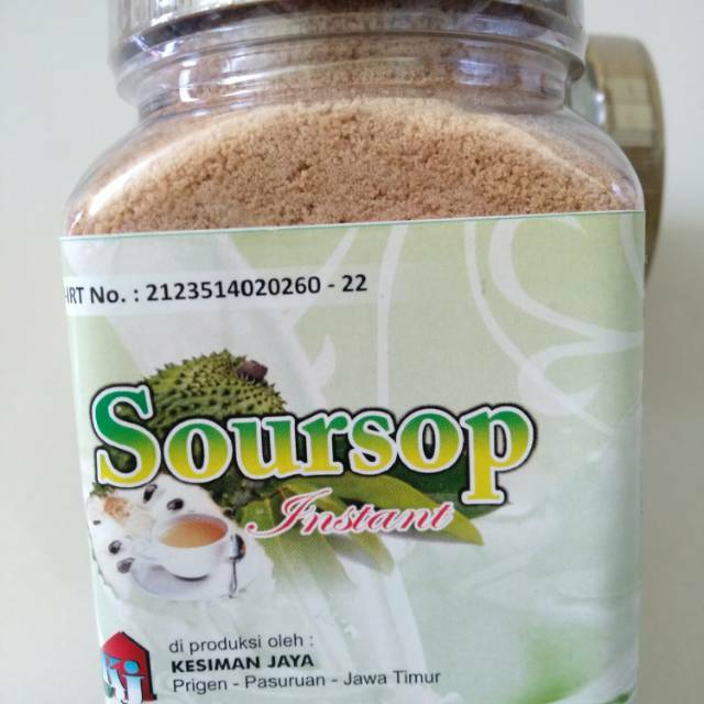 

Soursop Instant Instan Jamu Alami Herbal Tradisional Murah Sirsak Sirsat 250gr 250g