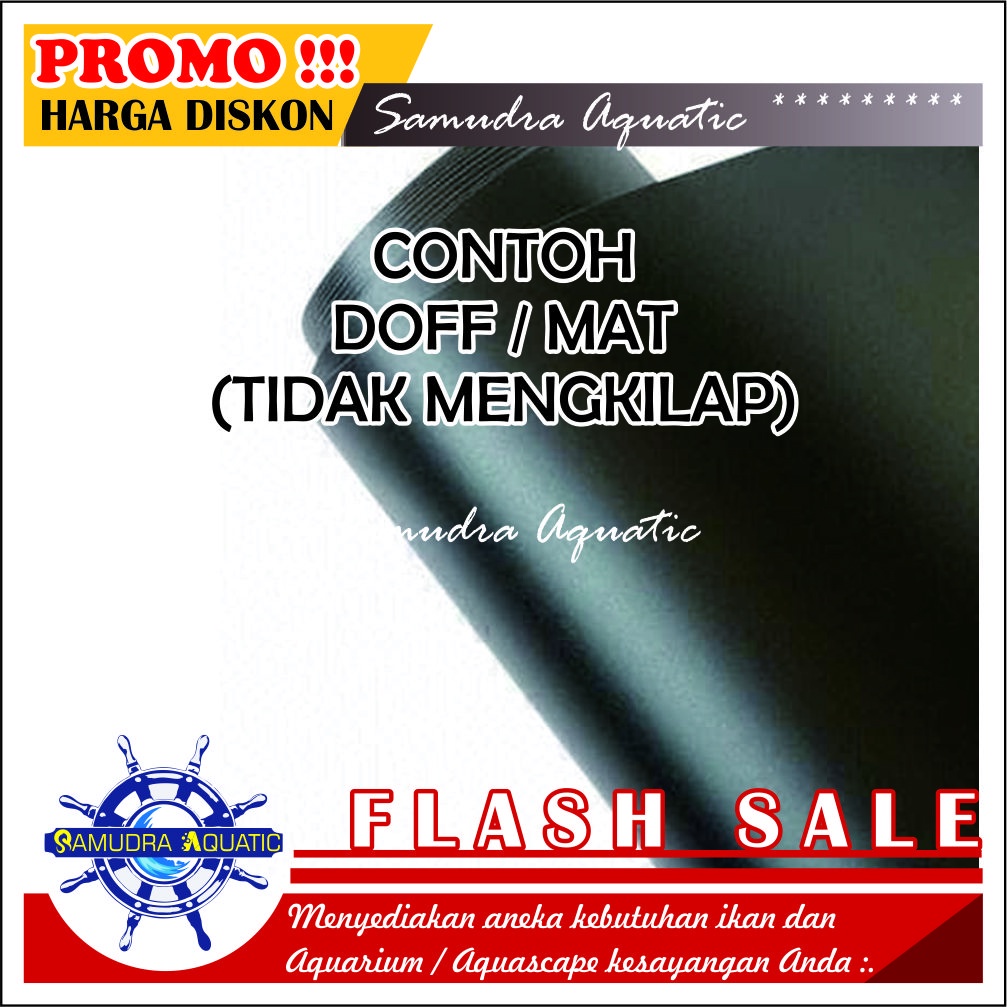 (DOFF, MATE, Tidak Mengkilap) Background Aquarium Aquascape SALE, Stiker Skotlet Aquarium Aquascape GRATIS PACKING KARDUS