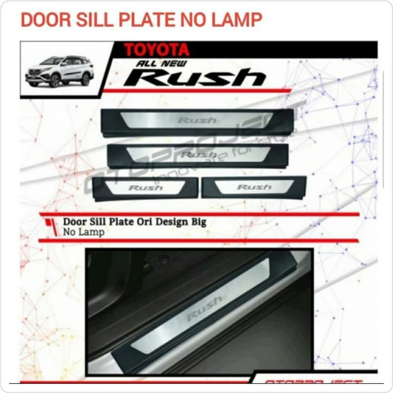 Sill Plate Samping Rush New 2018-ON Merk Otoproject