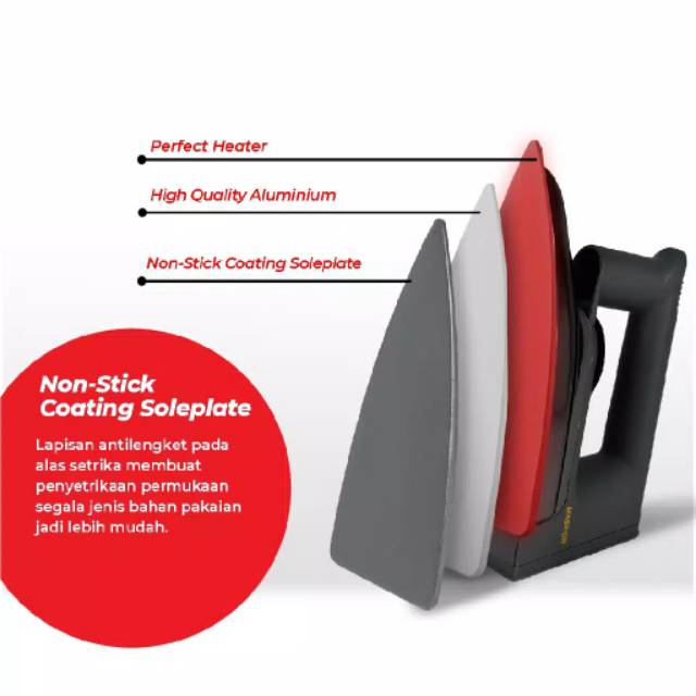 Setrika Listrik Maspion Exclusive EX-1010 Blackberry