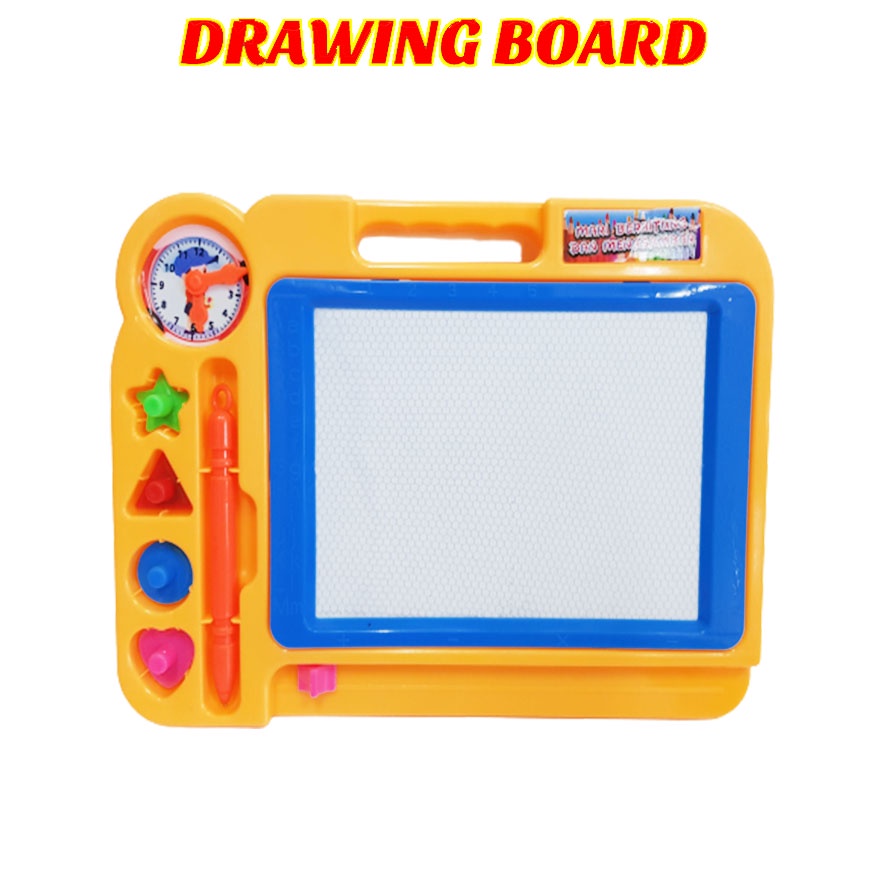 Drawing Board magnetic Papan Tulis Magnet Papan Tulis Hapus / Mainan Edukasi Anak 3601F MP