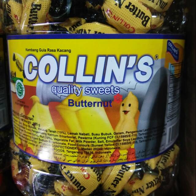 

Permen Kacang Jadul - Butter Nut Collin's - Kembang Gula Rasa Kacang (Kemasan Toples Ekonomis)