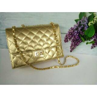 Tas Wanita Model Selempang Tali Rantai Cocok untuk Pesta Chanel Key