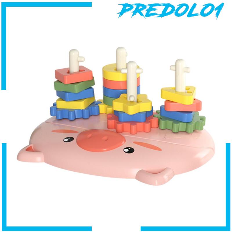 [PREDOLO1] Children Shape Sorter Educational Toys for Boy and Girl 1 2 3 Years Old