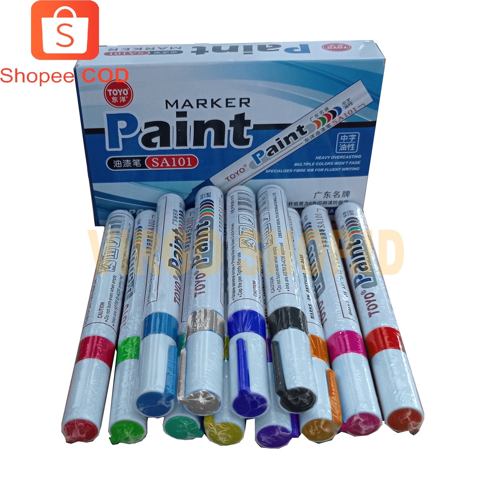 TOYO Paint SA101 Pen Pro / Spidol ban / cat ban / Spidol Ban / Spidol / Spidol Ban toyo / Spidol Ban Motor / Sepidol Ban Motor / Ban / Spidol Toyo Paint