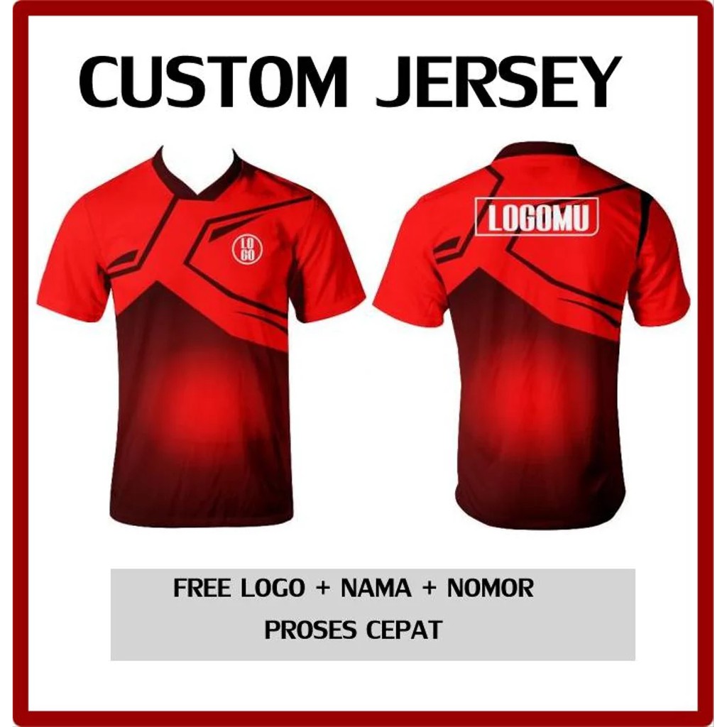 Baju Kaos Jersey Gaming ESports 133 Printing Custom