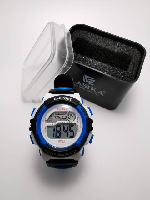 Jam tangan digital Anak Anak Remaja water Resist Lasika 782