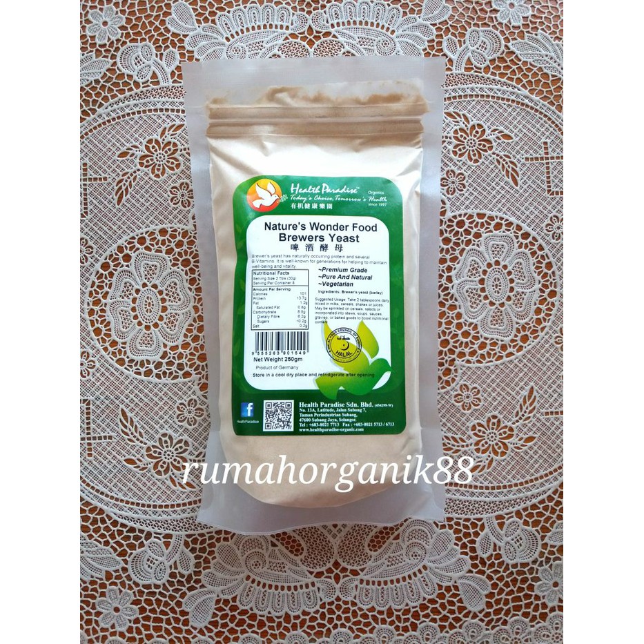 

BREWER'S YEAST by HEALTH PARADISE 250gr grosir