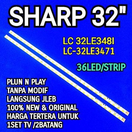 BL BACKLIGHT LED TV SHARP LC-32LE3471 LC-32LE3481 LC-32LE347I LC-32LE348I LC 32LE3471 32LE3481 LC 32
