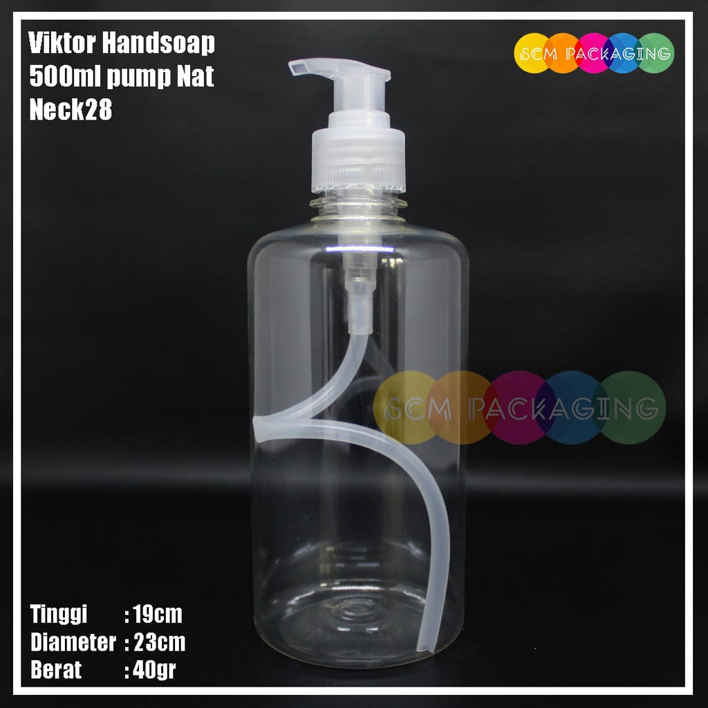 botol handsoap 500ml viktor