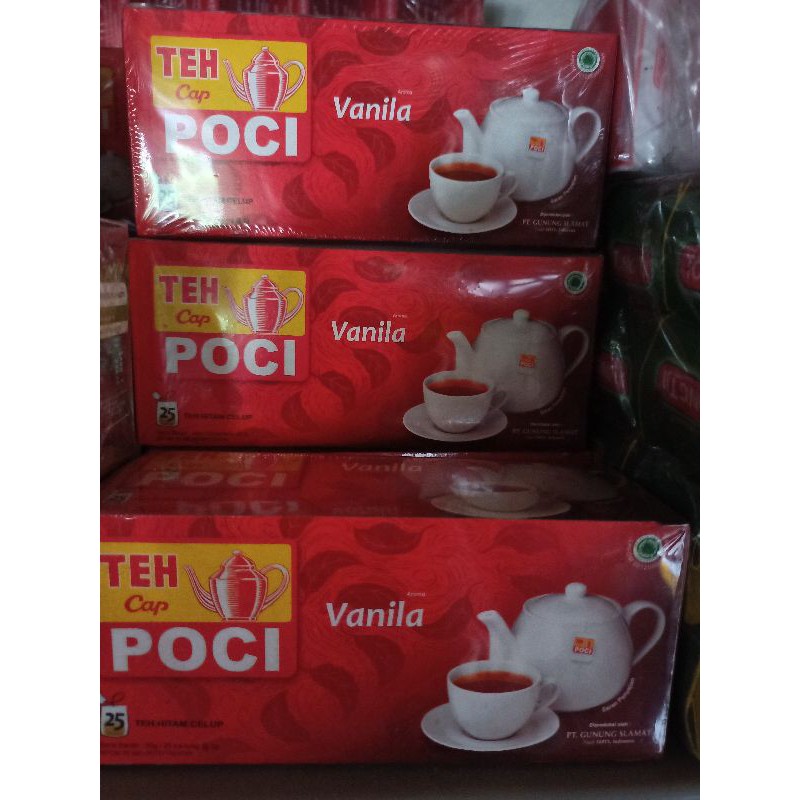 

Teh celup poci rasa vanila/teh poci