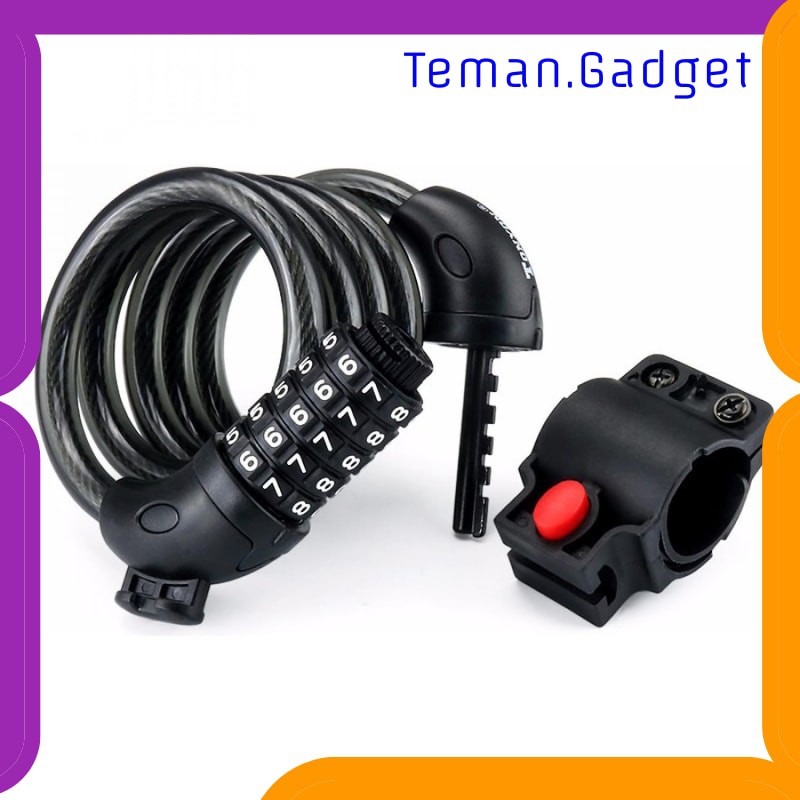 TG-IB409 TaffGUARD Gembok Sepeda Kode Angka 5 Digit - SJ008