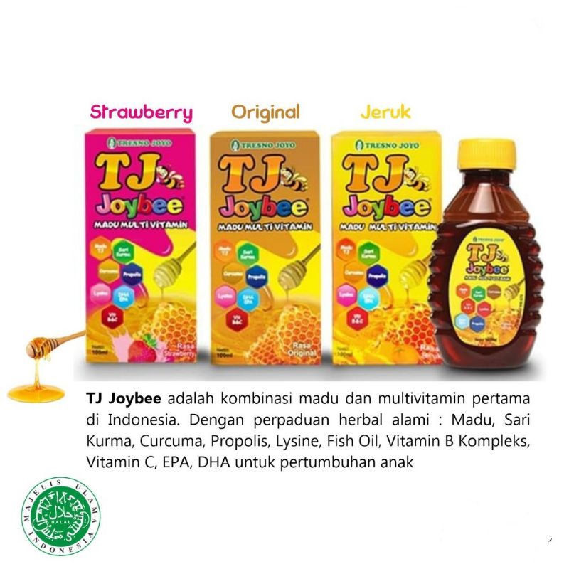 MADU TJ ANAK /TJ JOYBEE MADU MULTIVITAMIN - MADU PENAMBAH NAFSU MAKAN