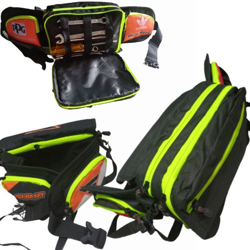 tas selempang pinggang waist bag cross trail Trabas touring shima 04  tas mekanik