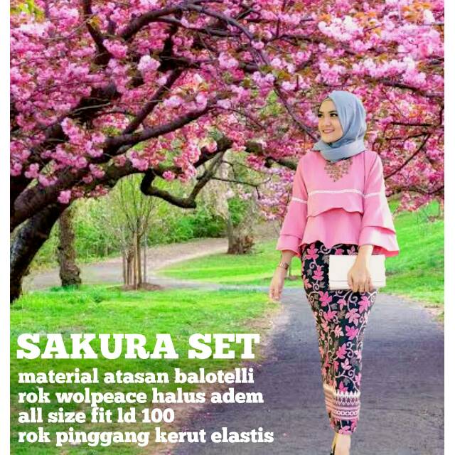 Batik permata - shopashop solo ns FC najibah kebaya modern batik solo wou batik akt.shoop sakura set