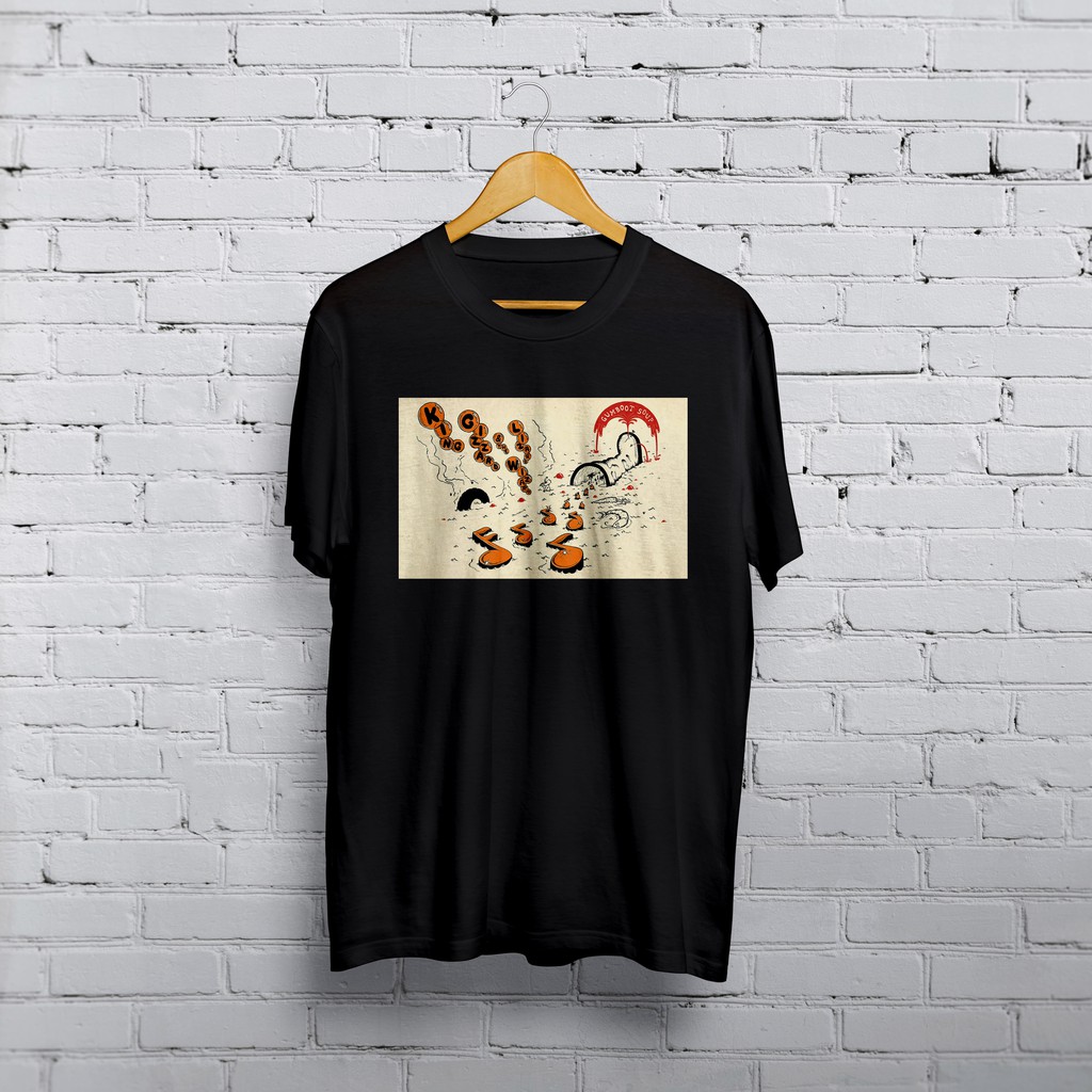 Kaos Distro Musik King Gizzard 9 Gildan/NSA