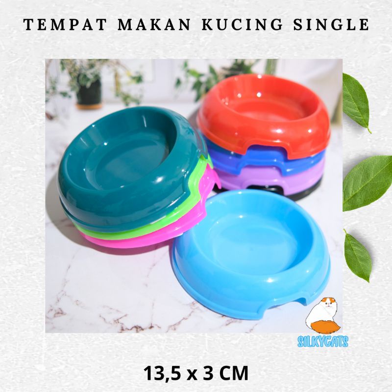 Tempat makan kucing single murah &amp; tebal. harga grosir