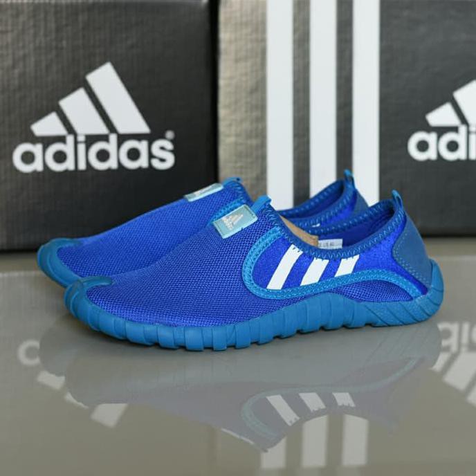 Sepatu Adidas Jawpaw Slip On Grade Ori Sport Outdoor Running Full Biru