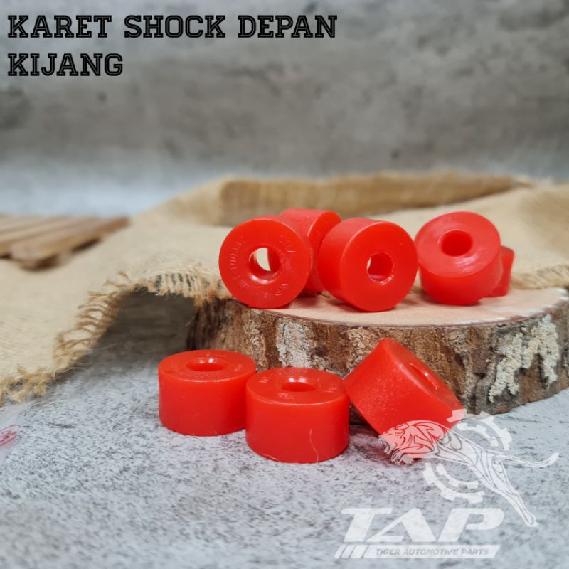 KARET SHOCK BREAKER DEPAN L300 KIJANG CARRY FUTURA PANTHER MERAH