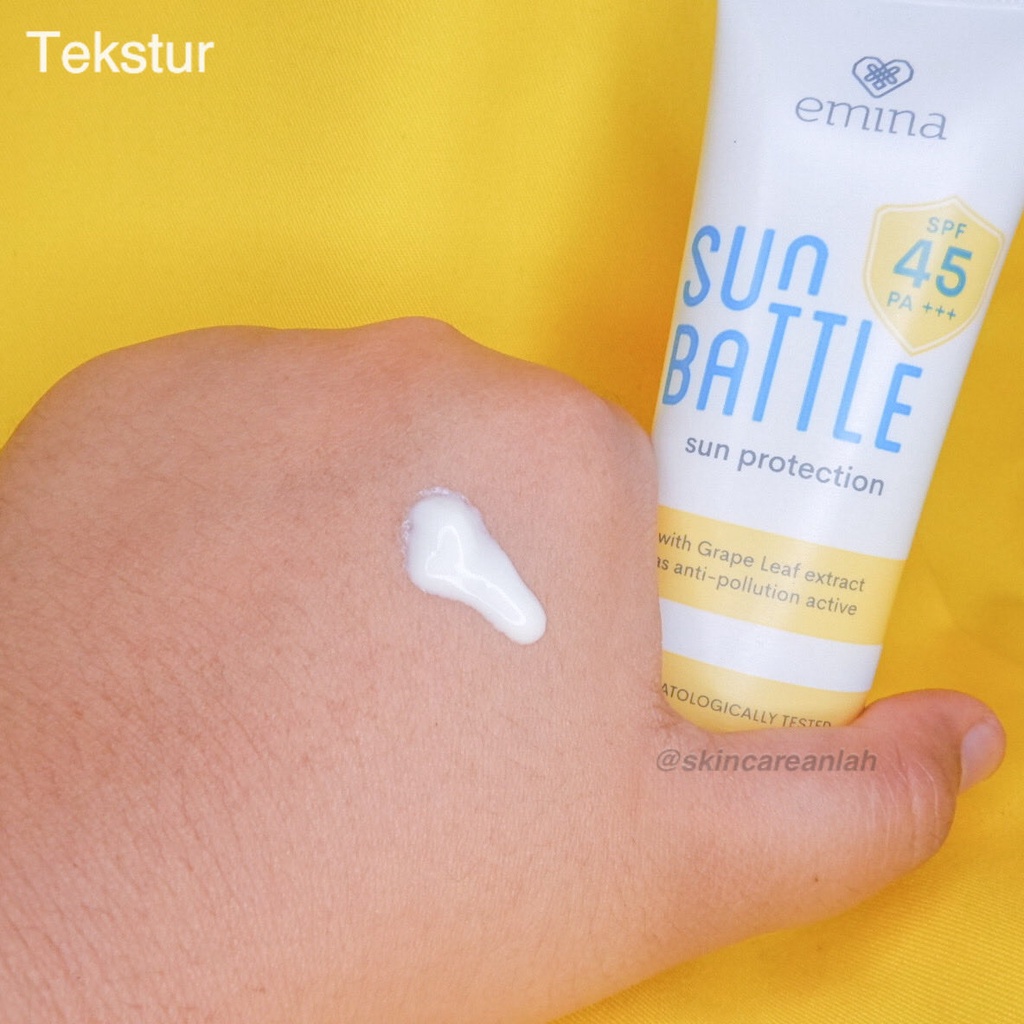 [BPOM] Emina Sun Protection SPF 30 45 PA++ Sun Battle Sun Screen Sun Block Anti UV