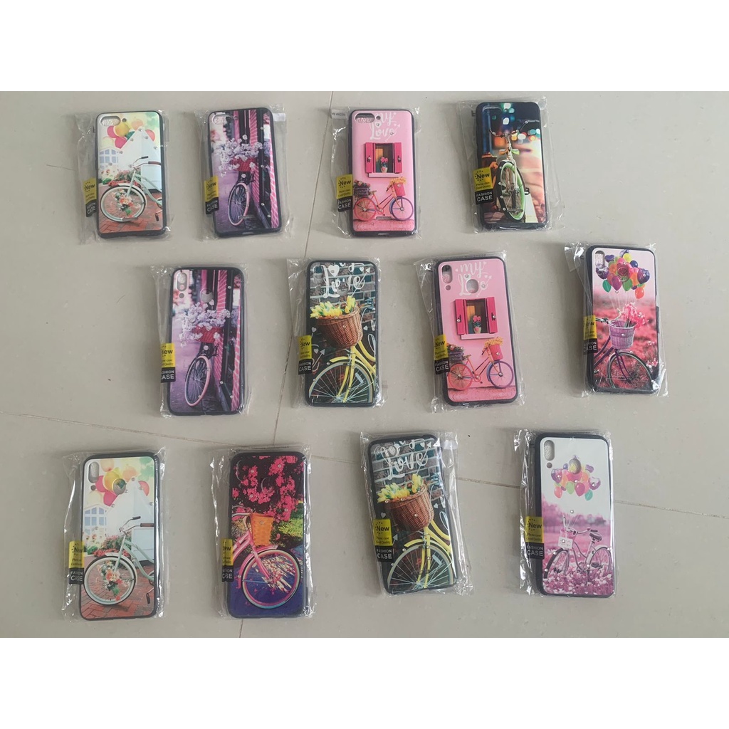 GAMBAR RANDOM Case Casing Sepeda Bunga Bunga Softcase Silikon Samsung M20 A6+ Plus A8+ A8 A6 J6 J4 J8 Oppo A83 A71 F9 Xiaomi 6x/A2 Note 5 Pro 5A Redmi S2 6 Pro Vivo Y85/V9 Y83 Nova 3i TIDAK TERIMA KOMPLAIN