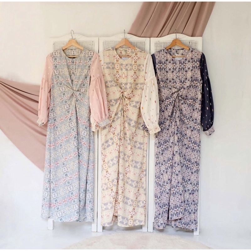 Tie dye dress by Vanilla Hijab